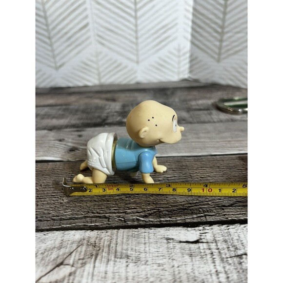 Rugrats Vintage Wind up Tommy Pickles Crawling Baby Figure 1998 Toy Burger King - Picture 7 of 7